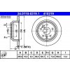 Brzdový kotúč ATE 24.0110-0319.1