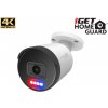 iGET HOMEGUARD HGNHK938CAM - IP PoE kamera s 4K rozlíšením, obojsmerným zvukom, LED svetlom