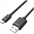 Unitek Y-C435GBK USB 2.0 AM-microUSB BM, 3m, černý