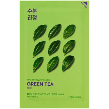 Holika Pure Essence Mask Sheet Green Tea ošetrujúca plátienková maska 20 ml