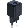Nabíjačka do siete 3mk Hyper GaN USB-C/USB-A 20W čierna