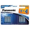 PANASONIC Alkalické baterie EVOLTA Platinum LR03EGE/8BW 4+4F AAA 1,5V (Blistr 8ks)