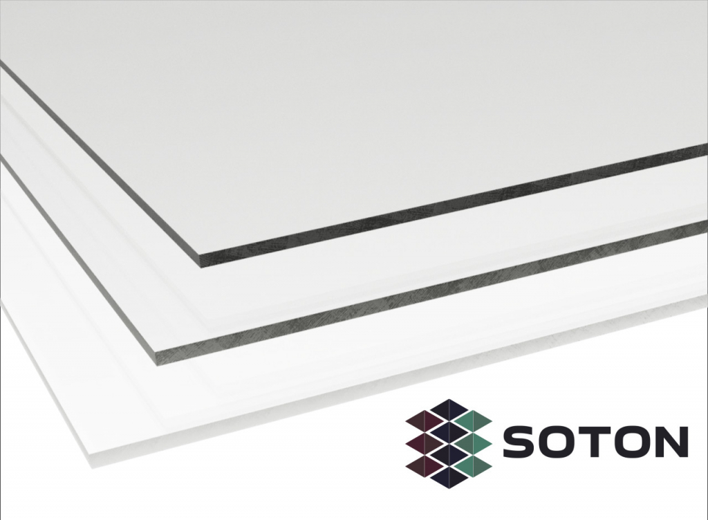 Soton Polykarbonátová platňa plná 4 mm 1525 x 2050 mm číra UV 1 ks