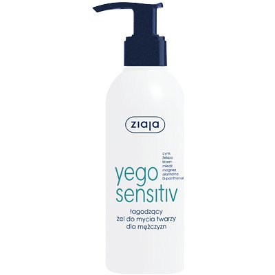 Ziaja Yego sensitive pánsky čistiací gél 200 ml