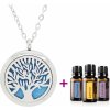 doTerra Trio esenciálnych olejov + Aroma náhrdelník Vincenza strieborný