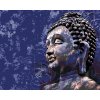 ZUTY Maľovanie podľa čísel BUDDHA NA MODROM POZADÍ Rámovanie Rozmer 80 x 100 cm