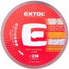 Extol Premium 8803055 | Diamantový rezný kotúč Turbo na suché a mokré rezanie 230x10,0x2,0x22,23 mm