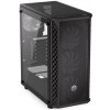 Endorfy skříň Signum 300 ARGB / 2xUSB 3.0 / 4x120mm fan PWM ARGB / mesh panel / tvrzené sklo / černá EY2A006