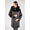 Max Original Leather Kožušinový sveter norka 17-298A black (48 XL) - Čierna - 48