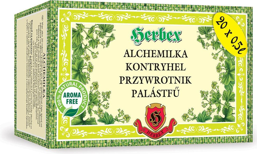 Herbex ALCHEMILKA OBYČAJNÁ bylinný čaj 20 x 3 g