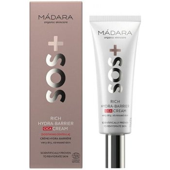 Mádara SOS+ Rich Hydra-Barrier CICA hydratačný krém 40 ml