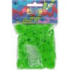 Rainbow Loom detské gumičky 20600 priesvitné svetlozelené