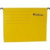 Závesné zakladacie dosky, kartónové, A4, VICTORIA OFFICE, žlté 5ks