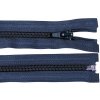 Špirálový zips No 5 dĺžka 40 cm bundový POL - modrá tmavá