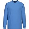PORTWEST AS22 / Antistatické ESD tričko, dlhý rukáv - modrá XL