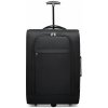 KONO Cestovný príručný kufor na kolieskach - čierny - 32L