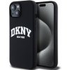 DKNY Liquid Silicone Arch Logo MagSafe kryt pre iPhone 14, čierny 57983120176