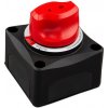 MFV-EM Otočný manuálny batériový odpojovač ON/OFF Victron Energy 275A / 48V DC (Elektromateriál FV systému, Popis: DC manuálny otočný batériový odpojovač pre plus terminál do 275A, Uchytenie: Podklad
