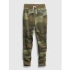 GAP 550068-03 Dětské tepláky fleece logo army Zelená - M