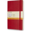 Moleskine Zápisník mäkké dosky A5 linajkový červený