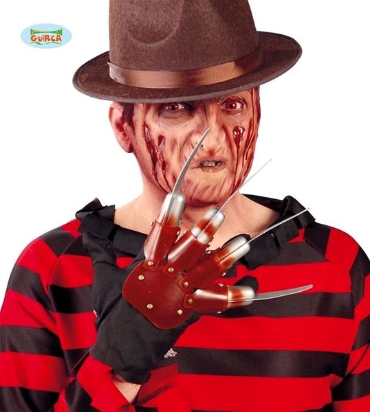 Rukavice Freddy Krueger Noční Můra V Elm Street Halloween 8434077183