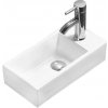 MEXEN - Inez keramické umývadlo ľavé 40 x 20 cm biela 21484000L
