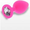 ToyJoy - Análny kolík Anal Play Diamond Booty Jewel Medium pink