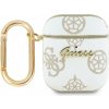 Guess Gua2Pg4Gph Airpods 1/2 Cover Biały/Biela 4G Hook GUA2PG4GPH