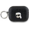 Karl Lagerfeld PU Embossed Karl Head Pouzdro pro AirPods 3 Black KLA3PGKIPK
