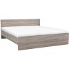Manželská posteľ Miami bez držiaka na posteľnú bielizeň 180x200 cm dub york-dub york