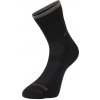 Alpine Pro KEROWE čierne antibakteriálne ponožky - M