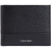 Pánska kožená peňaženka Calvin Klein - Subtle Mix Bifold 5CC + Coin /Čierna