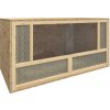 Vidaxl terárium spracované drevo 80x40x40 cm