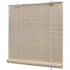vidaXL Prírodná bambusová roleta 120x220 cm