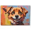 Vymalujsisam.sk Maľovanie podľa čísiel - Veselý psík Veľkosť: 40x60cm, Rám: Na kartónovej doske