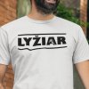 Tričko s potlačou Lyžiar Pánsky Biela XS