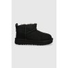 Detské semišové snehule UGG T CLASSIC ULTRA MINI 1130750T čierna EUR 27.5
