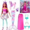 Barbie Dreamtopia obliekacia bábika 3v1