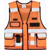Korntex Sparta Reflexná sieťovaná taktická vesta KX145 Signal Orange M/XL