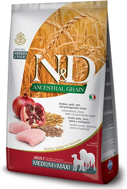 N&D Dog ANCESTRAL LG Adult Maxi Giant Chicken & pomegranate 2 x 12 kg