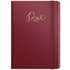 Týdenní diář 2026 Prokop Luxi B6 bordó