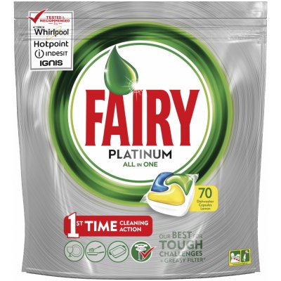 Fairy Platinum Tablety do umývačky all in 1 70 ks