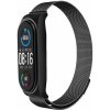 OEM Remienok METAL pre hodiny Xiaomi Mi Band 5 / 6 (čierny)