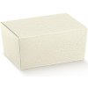 YUMMY.sk Krabička na makarónky Béžová so štruktúrou 155x100x70mm
