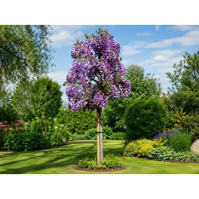 Vistéria vznešená Yokohama Fuji na 150-170 cm kmienku, výška 220-250 cm, kvetináč 30-35 l