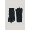 RUKAVICE GANT WOOL KNITTED GLOVES CHARCOAL MELANGE