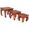 indickynabytok Odkladacie stolíky sada 3ks Kali indický masív palisander Only stain