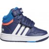 adidas Detská obuv HOOPS 3.0 MID AC I modrá biela lososová