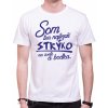 Fajntričko Tričko - Najlepší strýko a bodka, Farba biela, Strih/ Variant Pánsky/UNISEX