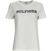 Tommy Hilfiger Tričká s krátkym rukávom REG MONOTYPE EMB C NK SS Biela